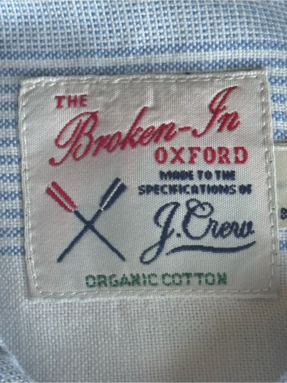 J. Crew Broken-In Oxford Organic Cotton Button-Down Shirt